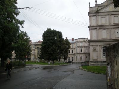 Ett sjukhus i Lviv.